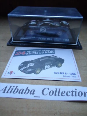 Macchina Ford Mk II 2 1966 1: 43e Miniatura 24 Ore Mans 24H Altaya Hours - Immagine 1 di 2
