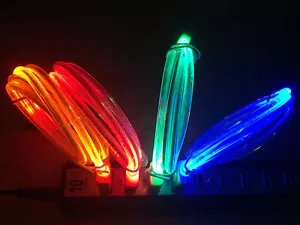 GLOW LED Light 3ft data sync charger cable FOR micro USB android smart phones - Picture 1 of 6