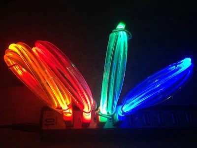 GLOW LED Light 3ft data sync charger cable FOR micro USB android smart phones - Image 1 of 2