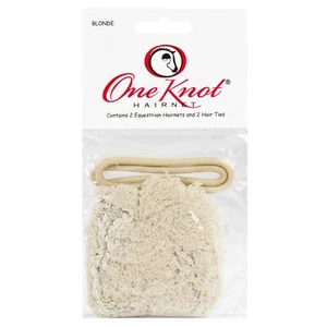 One Knot Hairnet with 2 Comfort Equestrian News and 1 Matching Headband, Blonde - Picture 1 of 4