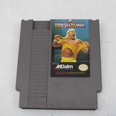 WWF WrestleMania (Nintendo Entertainment System, NES, 1989) TESTED FAST SHIPPING - Image 1 of 4