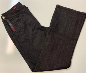 Sasson Vintage Damen Bootcut Boogie Ooh La La Denim Jeans, verblasst schwarz, 12 - Bild 1 von 4