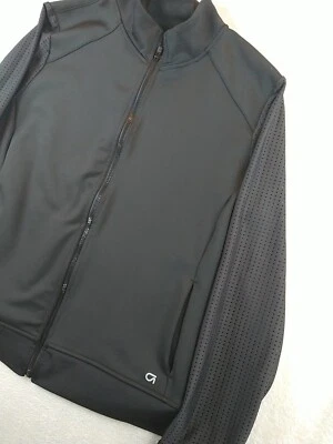 Jaqueta feminina Gap Fit XL preta manga de malha corrida ioga dança - Imagem 1 de 4