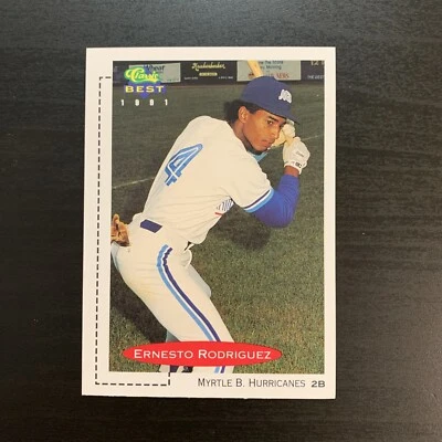 Ernesto Rodriguez Myrtle B Hurricanes Classic Best 1991 Card 40 Baseball - Image 1 of 2