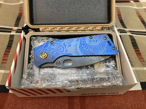 Medford TFF - 1 Blue Dragon Graphic With Vulcan S35VN BNIB - Picture 1 of 12