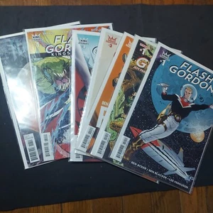 FLASH GORDON comic LOT of 7: #1-4 (2014 Dynamite) kings cross 1 Zeitgeist #6 VF+ - Bild 1 von 8