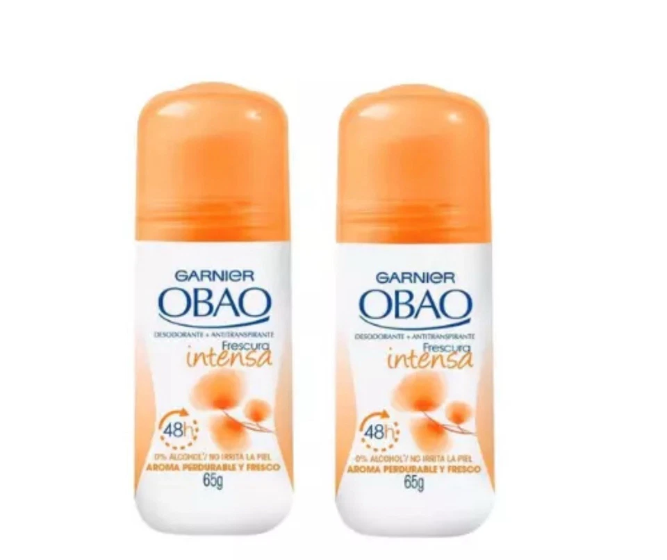 2 Pack OBAO GARNIER DEODORANT FRESCURA INTENSA 48Hr 65 G - Image 1 of 1