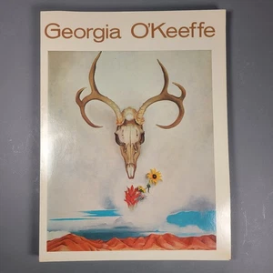 Georgia O’Keeffe - 14" Large Format Art Book - 1981 Third Printing Penguin Books - Foto 1 di 11
