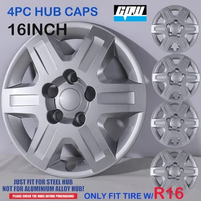 Juego de 4 tapacubos a presión de cubierta de llantas de 16" para Dodge Grand Caravan 2008-2016 Foto 1 de 4