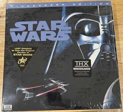 Star Wars A New Hope Widescreen THX LaserDisc  In Shrink with 2 hype stickers - Image 1 of 2
