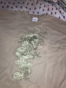 Stanley DeSantis Chinese Dragon Olive Green/Khaki T-Shirt Circa 2000 Size XL - Picture 1 of 4