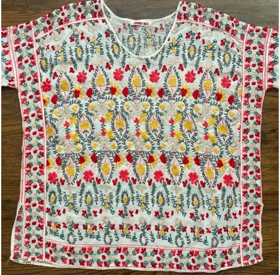 Top floral bordado Johnny Was Foto 1 de 1