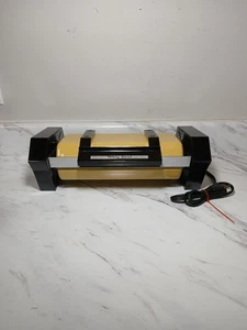Vintage 1970s MCM Yellow Mirro Matic WHIZ GRID Speed Sandwich Panini Press A+++ - Bild 1 von 13