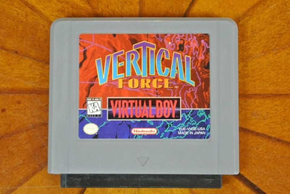 Nintendo Virtual Boy VERTICAL FORCE Game USA Retail Version 1995 3D VB - Image 1 of 1