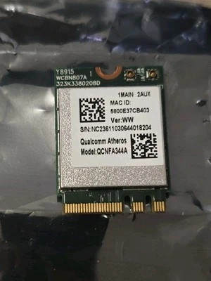 Qualcomm Atheros QCNFA344A WiFi 802.11ac WLAN M2 BT 4.1 - Bild 1 von 2