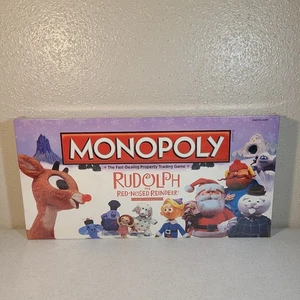 Monopoly Rudolph The Red Nosed Reindeer 2012 Collectors Edition New  - Picture 1 of 8