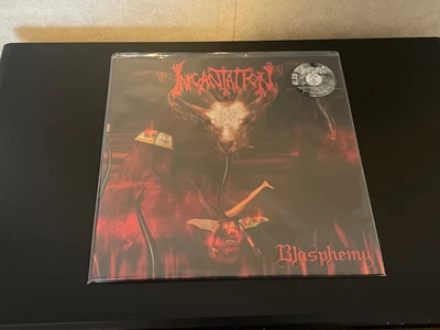 Incantation- Blasphemy LP( Red&Bone Swirl) - Image 1 of 4