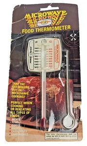 Termometro cibo microonde vintage merce nordica gadget cucina nuovo con scatola lasciare in forno - Foto 1 di 10