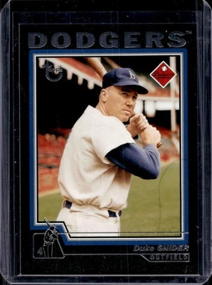 2004 Topps Retired Signature Edition Duke Snider Black #8/99 Dodgers - Image 1 of 2