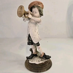Giuseppe Armani Boy With Trumpet Capodimonte Figurine Piece - Picture 1 of 10