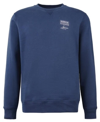 Sudadera Barbour International Watch cuello redondo Oxford azul marino Foto 1 de 3
