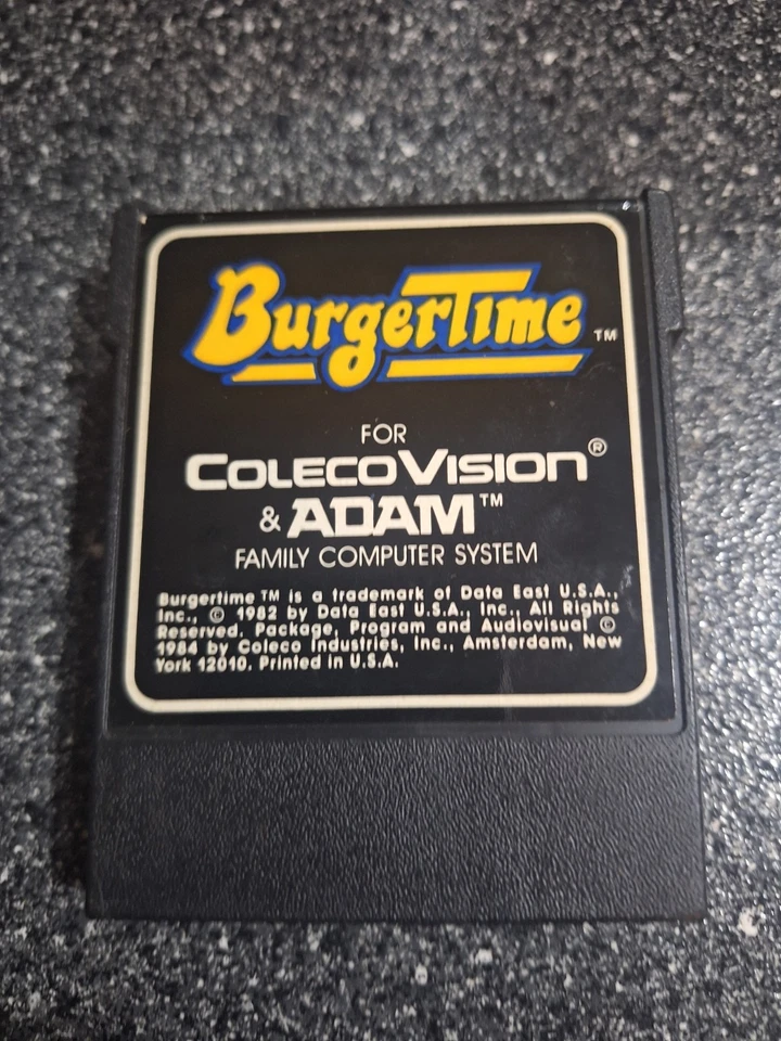 Colecovision BurgerTime Game Cartridge Only TESTED - Image 1 of 1