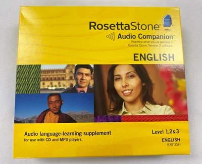Rosetta Stone Audio Companion English Level 1,2&3 (2008) - Image 1 of 4
