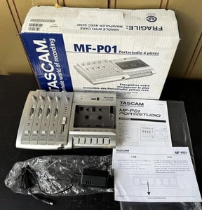 TASCAM MF‑P01 4‑Track Cassette Portastudio Analog Recorder – Used – Tested - Picture 1 of 3