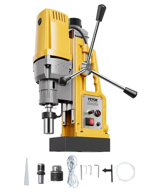 Magnetic Drill 1400W 2922 lbf Mag Drill Press 2 in Boring Diameter 0-750 RPM - image 1 of 4