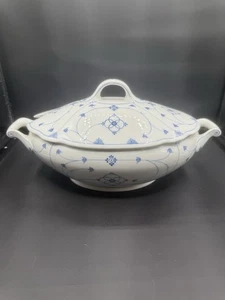WINTERLING BAVARIA Strawflower Scalloped Medium Oval Serving Bowl 13” - Picture 1 of 11
