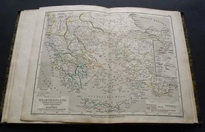 H.Kiepert Atlas:GRECIA - ISOLE GRECHE - MACEDONIA.1851. - Imagen 1 de 1