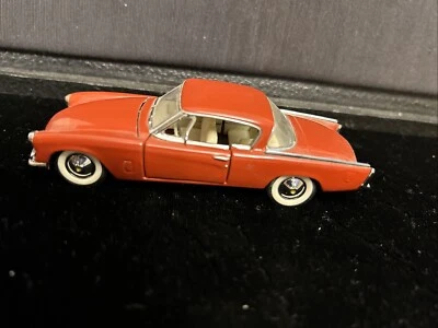 Franklin Mint  Studebaker Starliner Dk Red 1953 1:43 Scale B11KE15 - Image 1 of 4