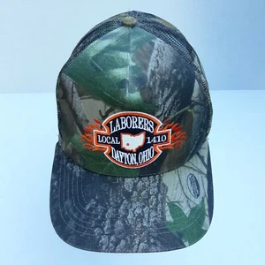LABORERS Local 1410 Dayton Ohio Trucker Cap Hat Breathable Mesh Adjustable USA - Picture 1 of 11
