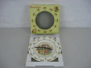 Vintage 1981 Royal Doulton Bunnykins Teaching Clock England Fine Bone China - NOS - Bild 1 von 12