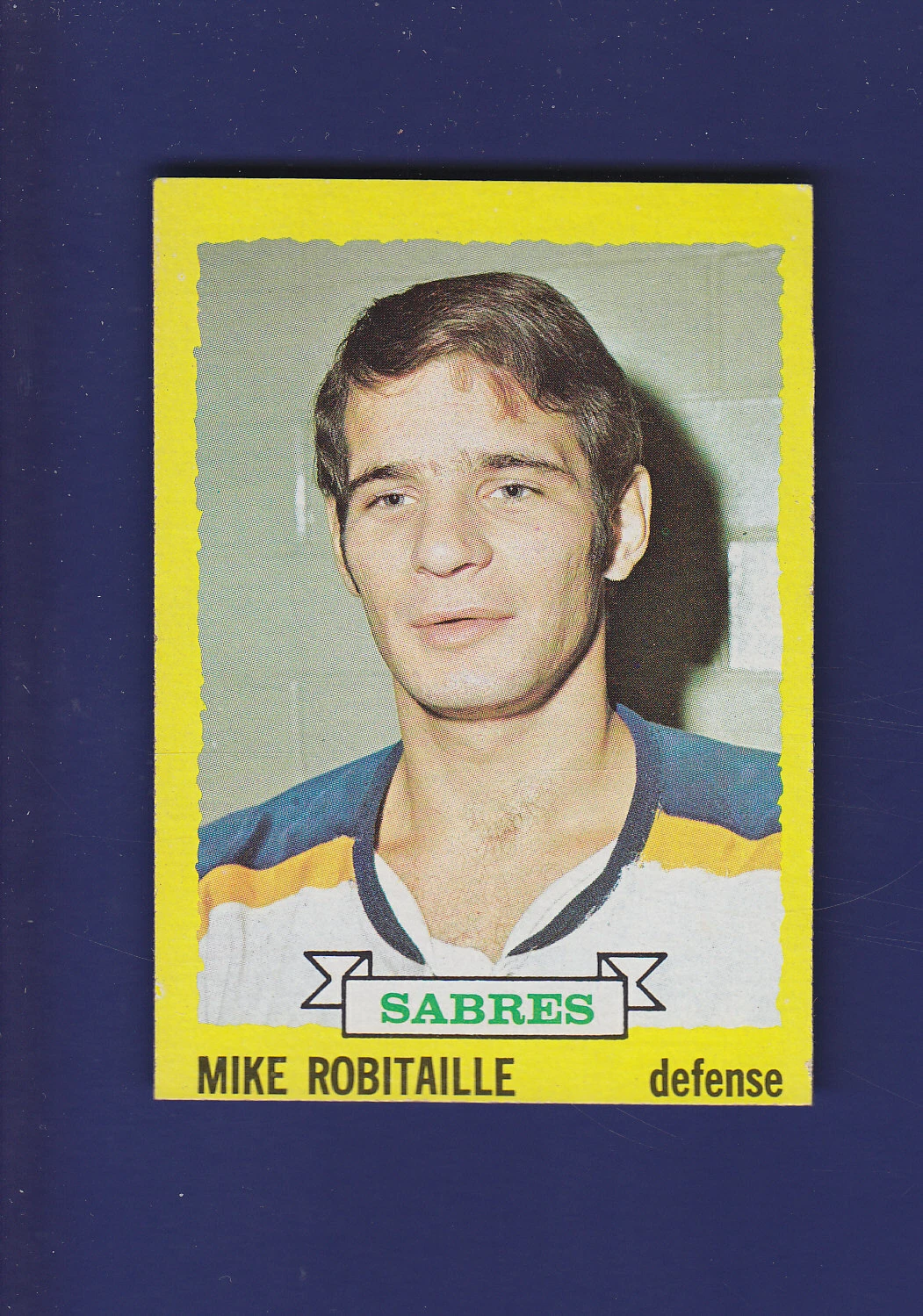 Mike Robitaille 1973-74 TOPPS NHL Hockey #121 (NM)(OC) Buffalo Sabres