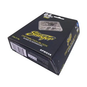 Stinger SPD514 Power Distribution T-Block 1/0Ga/ 4Ga 2-Input/4-Output Non-Fused - Picture 1 of 6