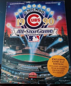 1990 MLB All Star Game Program in excellent-near mint (Chicago) (see scan) - Picture 1 of 2