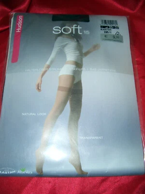 Hudson SOFT transparente halterlose Strümpfe Nylons Gr. I 35-37 schwarz OVP - Bild 1 von 2