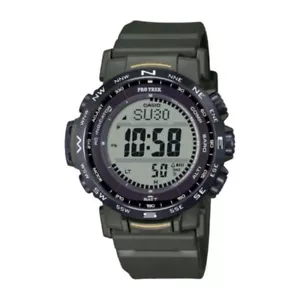 Casio Pro-Trek PRW-35Y-3BJF Solar Radio-Controlled Earth Color Quartz Watch New - Picture 1 of 2