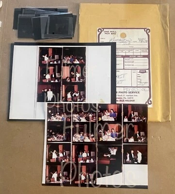 1991 Scientology Membership Dinner Tour Ceremony Photo Contact Sheet & Negatives - Image 1 of 4