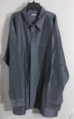 NEW-MEN'S MONTIQUE LONG SLEEVE/BUTTON DOWN SHIRT.PURPLE GRAPE. SIZE XXL - Image 1 of 4