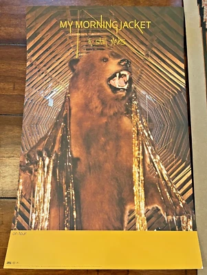 MY MORNING JACKET RARE IT STILL MOVES 2003 LP CD PROMO TOUR POSTER JIM JAMES - Image 1 of 2