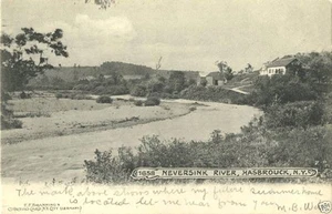 POSTAL NEVERSINK RIVER, HASBROUCK, NUEVA YORK Y ORIGINAL aprox. 1900 - Imagen 1 de 1