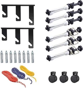 Photography Backdrop Wall Mount 3 Roller Support System - Picture 1 of 6