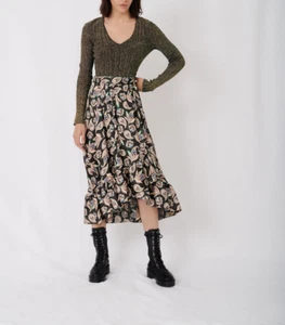 Maje Women's Skirt Size 34 FR / XS Floral MFPJU00601 - Picture 1 of 10