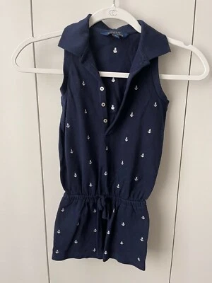 Mameluco polo Ralph Lauren de malla elástica talla 5 Foto 1 de 3