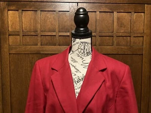 Amanda Smith Skirt Suit Red Womens Size 18W Career Traditional Ladies - Picture 1 of 5
