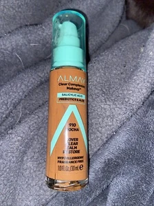 Almay Clear Complexion Makeup Foundation 910 Mocha Salicylic Acid SEALED - Picture 1 of 2