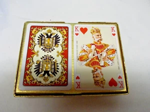 CARTE DA GIOCO VINTAGE PIATNIK IMPERIAL PLAYING CARDS DA COLLEZIONE 1975 VIENNA - Picture 1 of 13