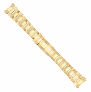 20MM 18K Yellow Gold Oyster Watch Band For Rolex Submariner 16618, 16808, 16628 - Picture 1 of 7